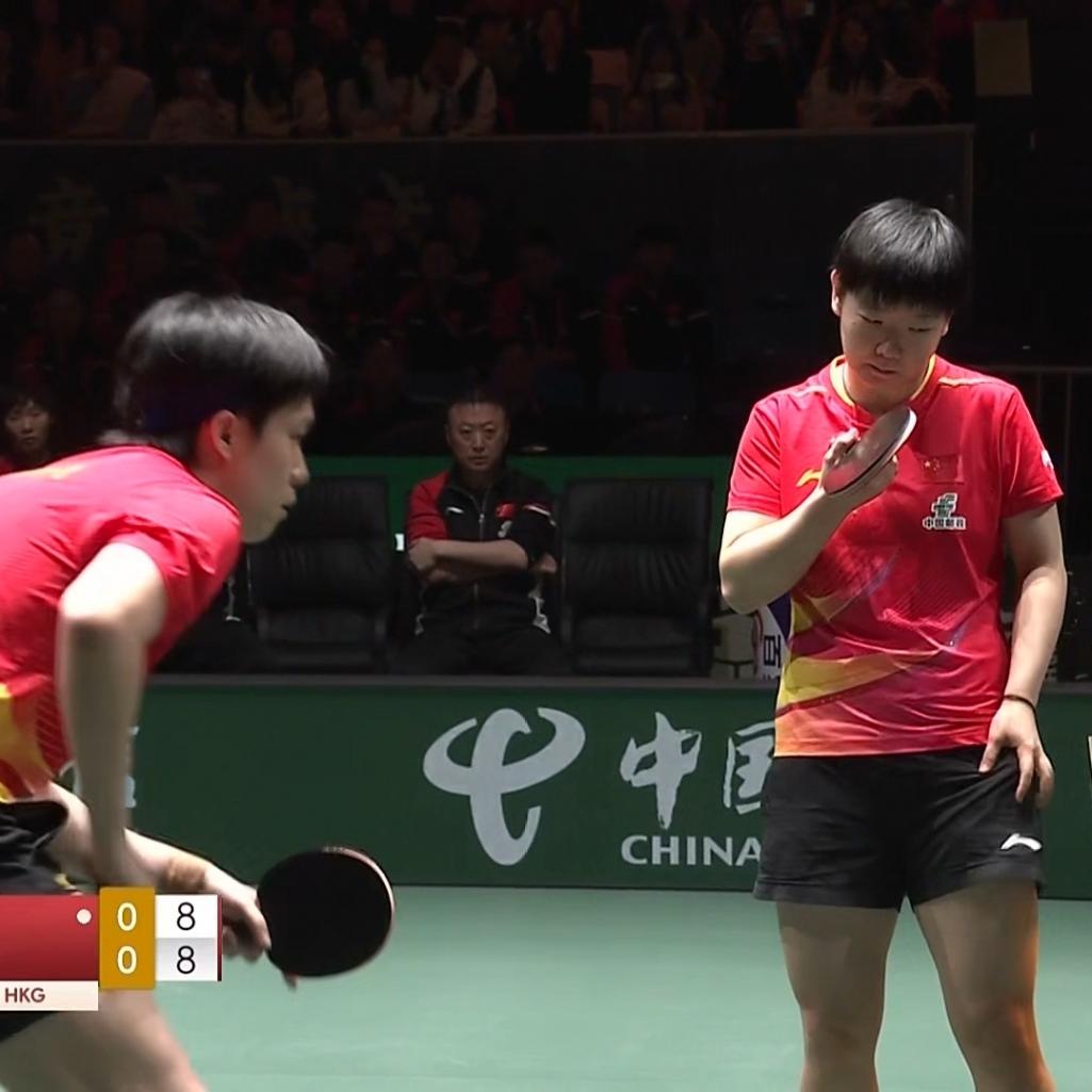 乒乓混團世界杯-孫穎莎王楚欽開門紅 全取3分橫掃名將組合混雙完勝